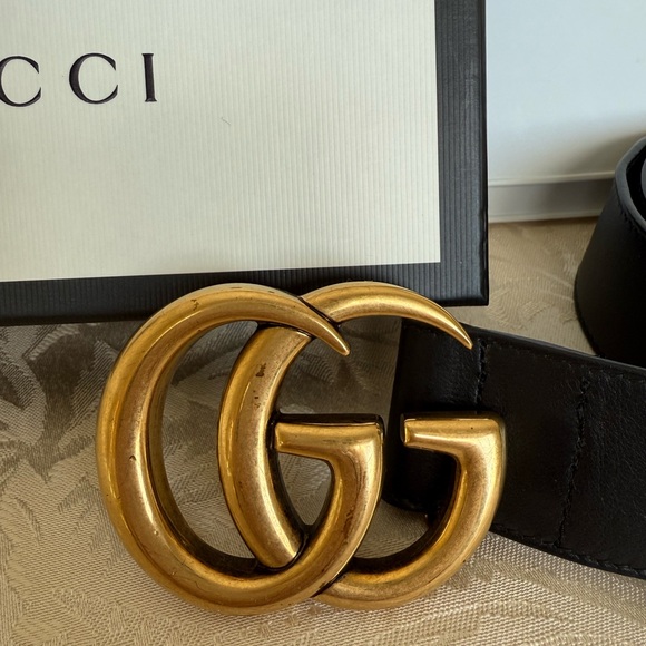 Gucci GG Marmont Leather Belt - Picture 3 of 7